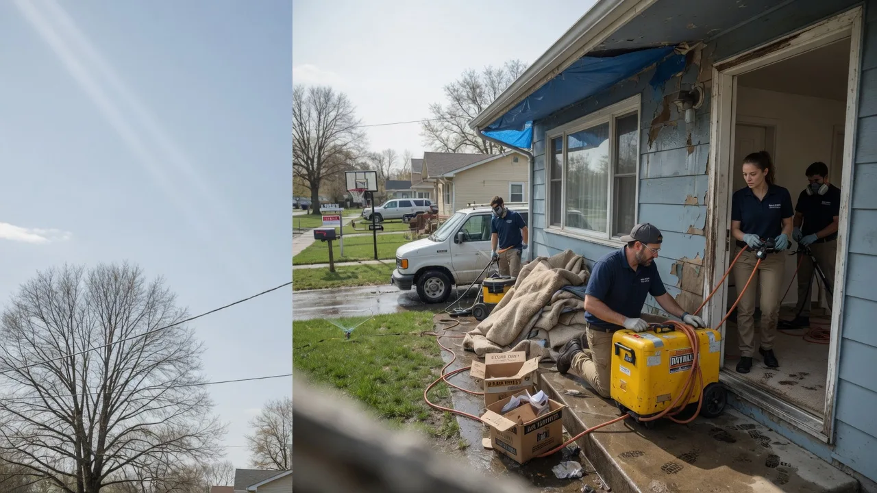 Basement Flood Cleanup in Haubstadt, IN near me